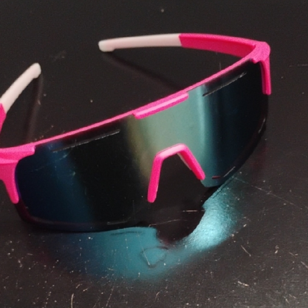 Pink and Black Sport Sunglasses